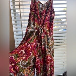 MSK Multicolor Paisley Jumpsuit/Romper